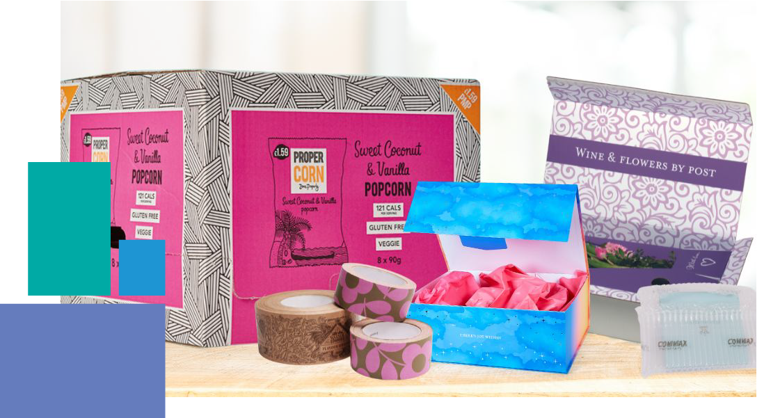 Custom packaging montage from Macfarlane Packaging