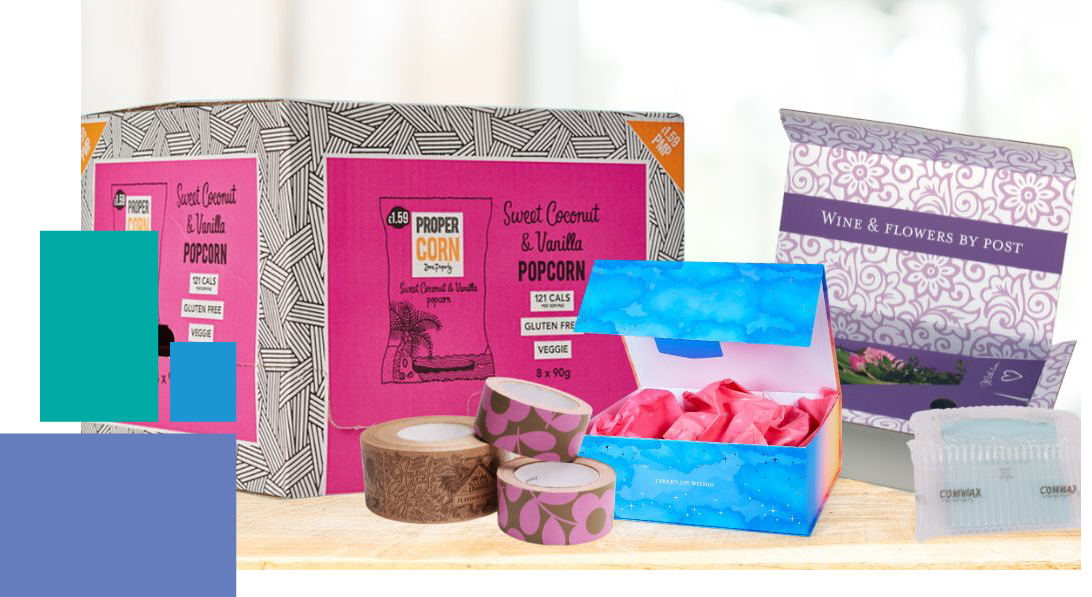 Custom packaging montage from Macfarlane Packaging