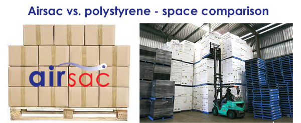Airsac vs Polystyrene - Space Comparison