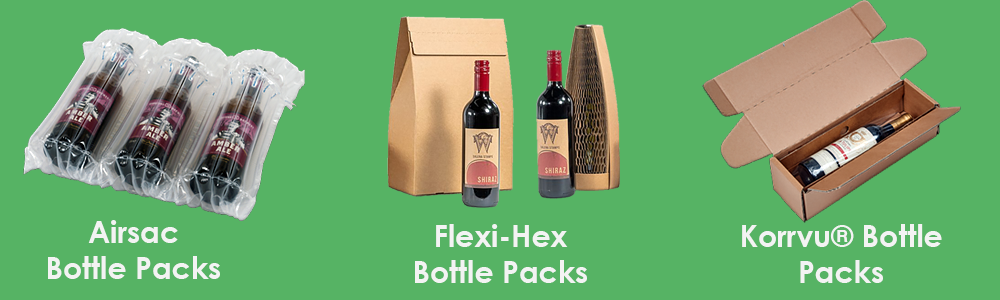 Bottle packaging to reduce damages