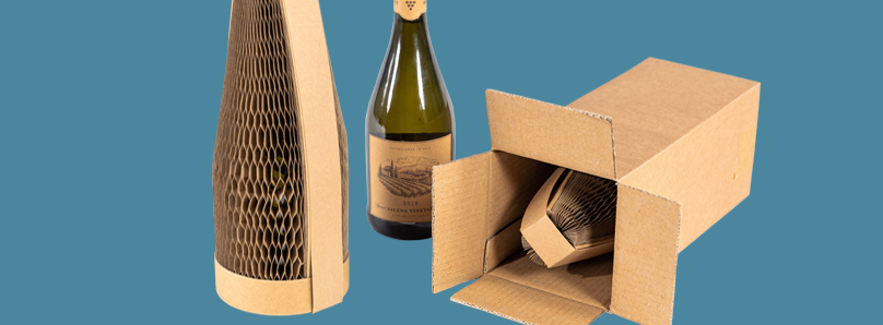 An eco-friendly way to ship glass bottles