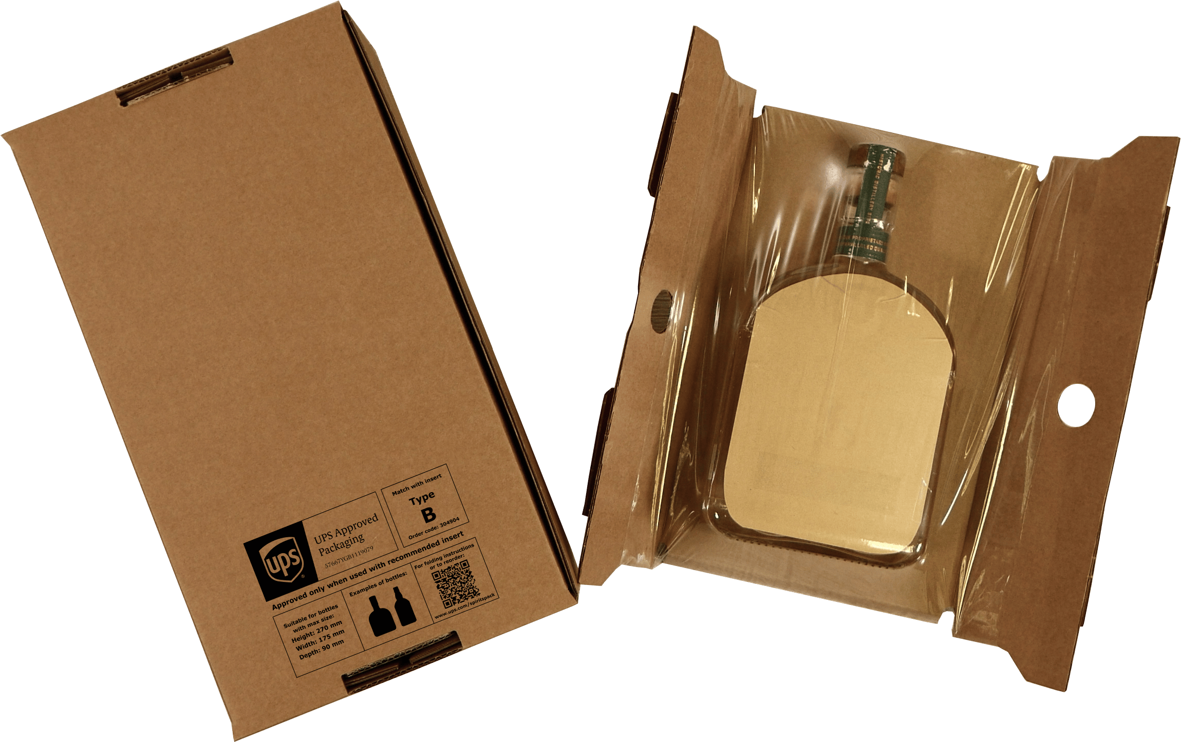 UPS Approved Spirits Pack Type B, Protection