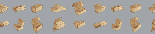 Styles of cardboard box