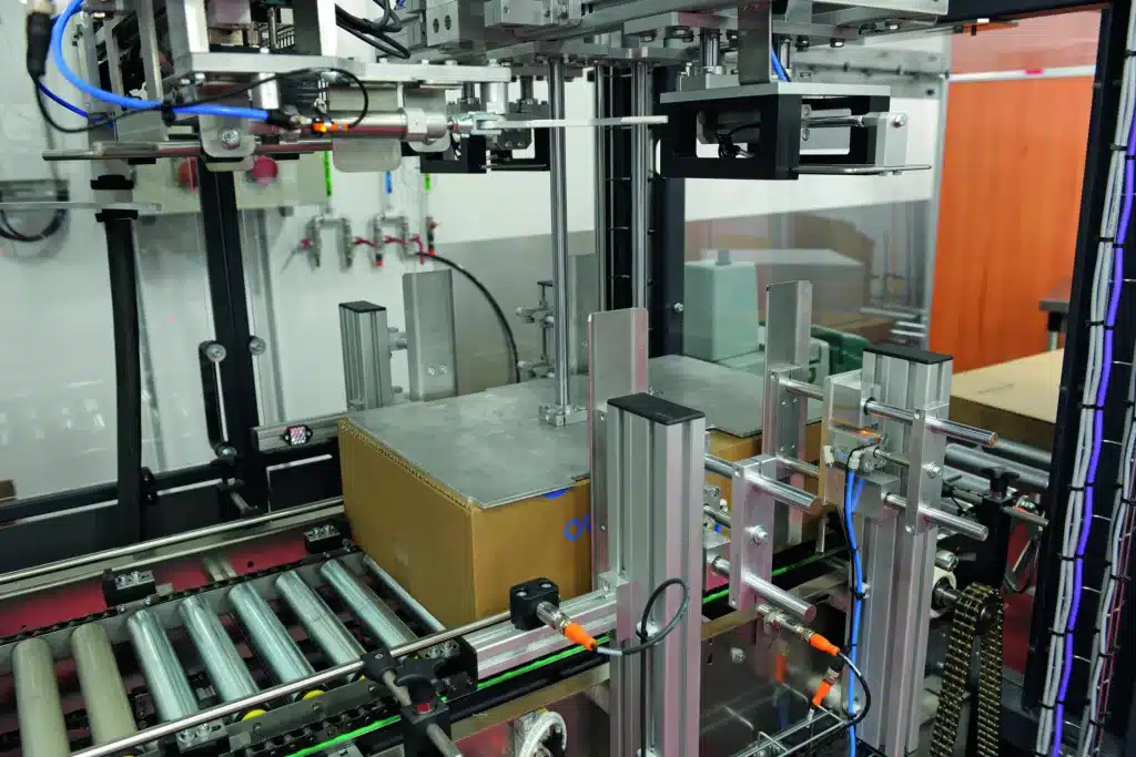 Packaging machinery example - box automation 
