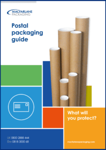 An image of the postal packaging guide front cover