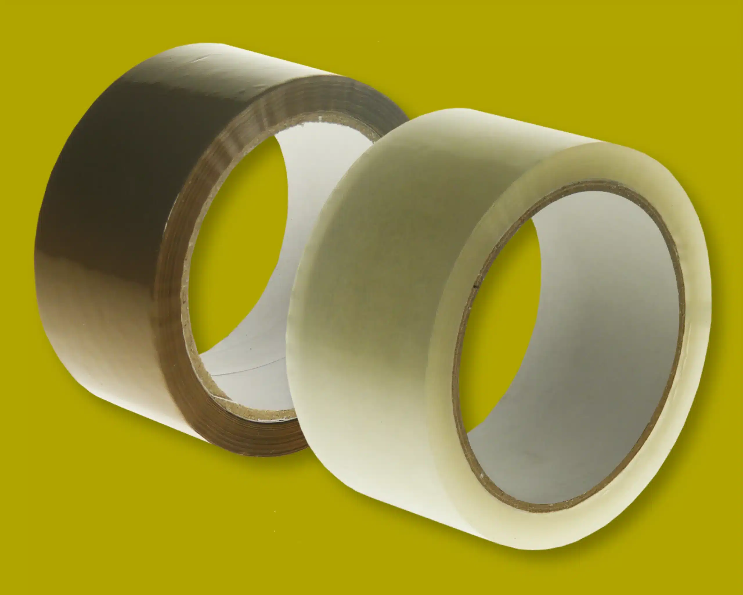 Multi-Purpose Strong Yellow Tape - Colored Packing Tape Polypropylene  Strong Adhesive Tape for Packing Sealing Identification Craft Decorative