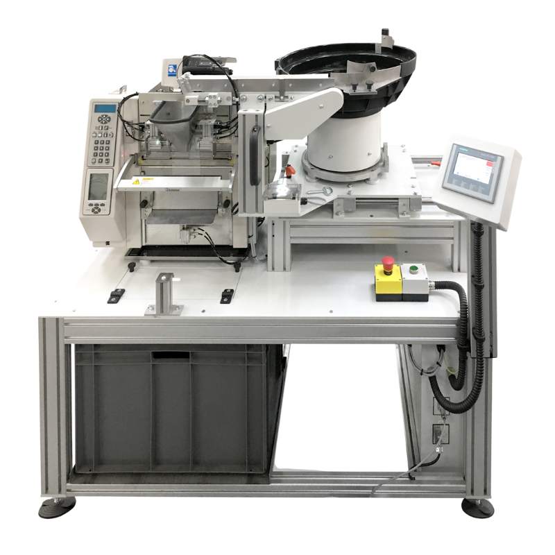 Image shows the Autobag PS 125 - a compact and efficient auto bagging machine available from Macfarlane Packaging. 