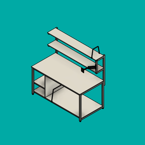 Carter pack bench and workstation base from Macfarlane Packaging